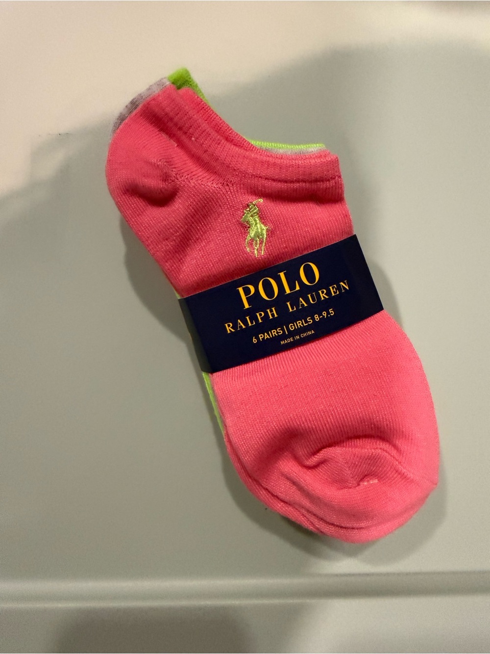 Polo by Ralph Lauren Multicolor Low-Cut Athletic Socks